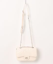 clear | ウェーブステッチチェーンバッグ［着回し抜群 セレモニー オケージョン カジュアル 綺麗め］≪SS新作≫(ショルダーバッグ)