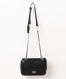 clear | ウェーブステッチチェーンバッグ［着回し抜群 セレモニー オケージョン カジュアル 綺麗め］≪SS新作≫(ショルダーバッグ)