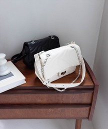 clear | ウェーブステッチチェーンバッグ［着回し抜群 セレモニー オケージョン カジュアル 綺麗め］≪SS新作≫(ショルダーバッグ)