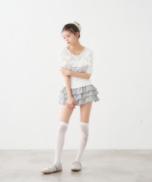 FCMM(エフシーエムエム)の「【日本限定】RIBBON TANKTOP / リボンタンクトップ(タンクトップ・レディース・ライトグレー/オフホワイト/ネイビー・SMALL/MEDIUM)」の8枚目の写真