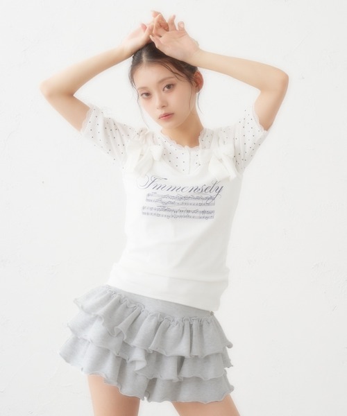 FCMM(エフシーエムエム)の「【日本限定】RIBBON TANKTOP / リボンタンクトップ(タンクトップ・レディース・ライトグレー/オフホワイト/ネイビー・SMALL/MEDIUM)」の10枚目の写真