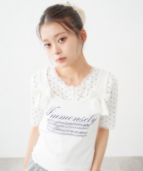 FCMM(エフシーエムエム)の「【日本限定】RIBBON TANKTOP / リボンタンクトップ(タンクトップ・レディース・ライトグレー/オフホワイト/ネイビー・SMALL/MEDIUM)」の12枚目の写真