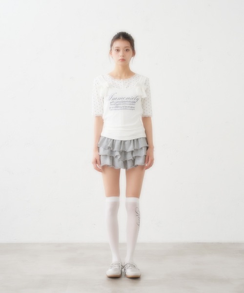 FCMM(エフシーエムエム)の「【日本限定】RIBBON TANKTOP / リボンタンクトップ(タンクトップ・レディース・ライトグレー/オフホワイト/ネイビー・SMALL/MEDIUM)」の9枚目の写真