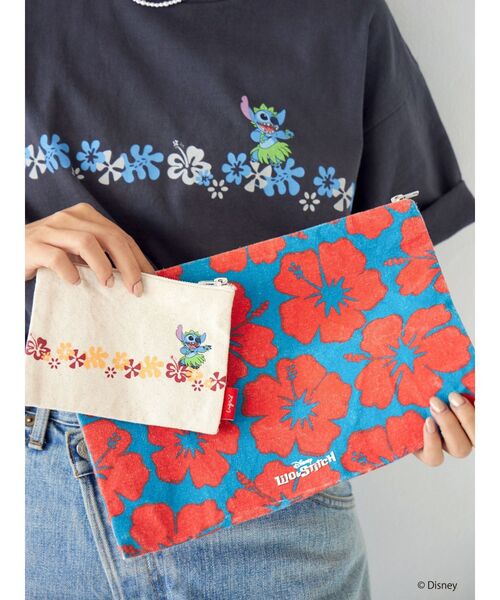 Ungrid（アングリッド）の「スティッチデザインポーチセット（ポーチ・レディース・その他1・FREE）」の3枚目の写真