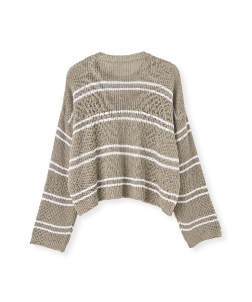 ニット/セーター france vintage border knit. WISH FOR EVER（ウィッシュフォーエバー）の「MELANGE BORDER