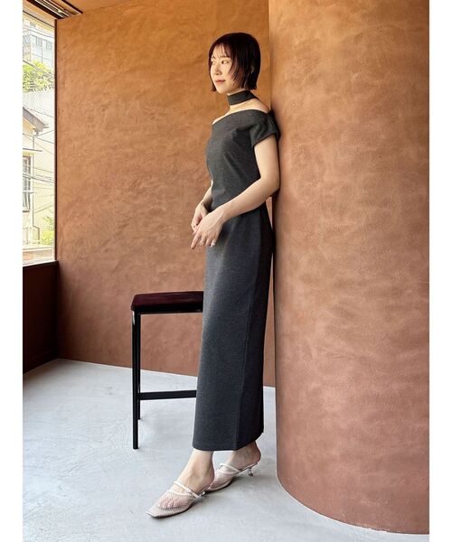 LAGUNAMOON（ラグナムーン）の「オフショルボートポンチワンピース（ワンピース・レディース・ブラウン/チャコールグレー・SMALL/MEDIUM）」の11枚目の写真