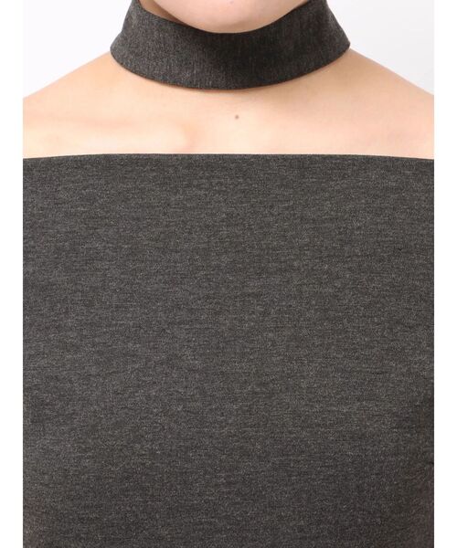 LAGUNAMOON（ラグナムーン）の「オフショルボートポンチワンピース（ワンピース・レディース・ブラウン/チャコールグレー・SMALL/MEDIUM）」の20枚目の写真