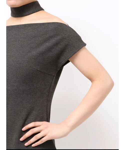 LAGUNAMOON（ラグナムーン）の「オフショルボートポンチワンピース（ワンピース・レディース・ブラウン/チャコールグレー・SMALL/MEDIUM）」の21枚目の写真