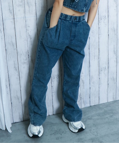 デニム・ジーパン IONSEOUL Nut Washed Bootcut Denim JE726 IONSEOUL Nut Washed Bootcut Denim JE726 (IONSEOUL/デニム