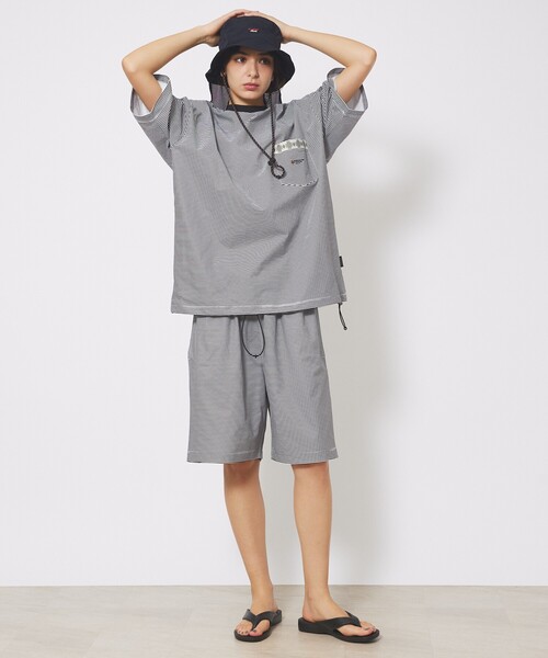 NANGA(ナンガ)の「【NANGA/ナンガ】/NYLON TUSSER SUNSHADE HAT/ナイロン タッサー サンシェード ハット/メンズ レディース ユニセックス 帽子 アウトドア(ハット・メンズ・ブラック/アイボリー/オレンジ/ラベンダー・フリー)」の15枚目の写真