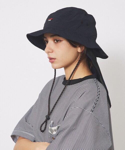 NANGA(ナンガ)の「【NANGA/ナンガ】/NYLON TUSSER SUNSHADE HAT/ナイロン タッサー サンシェード ハット/メンズ レディース ユニセックス 帽子 アウトドア(ハット・メンズ・ブラック/アイボリー/オレンジ/ラベンダー・フリー)」の18枚目の写真