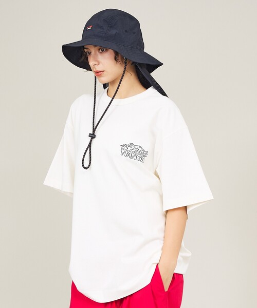 NANGA(ナンガ)の「【NANGA/ナンガ】/NYLON TUSSER SUNSHADE HAT/ナイロン タッサー サンシェード ハット/メンズ レディース ユニセックス 帽子 アウトドア(ハット・メンズ・ブラック/アイボリー/オレンジ/ラベンダー・フリー)」の19枚目の写真