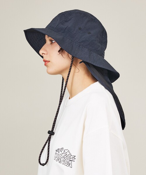 NANGA(ナンガ)の「【NANGA/ナンガ】/NYLON TUSSER SUNSHADE HAT/ナイロン タッサー サンシェード ハット/メンズ レディース ユニセックス 帽子 アウトドア(ハット・メンズ・ブラック/アイボリー/オレンジ/ラベンダー・フリー)」の21枚目の写真