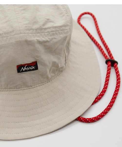 NANGA(ナンガ)の「【NANGA/ナンガ】/NYLON TUSSER SUNSHADE HAT/ナイロン タッサー サンシェード ハット/メンズ レディース ユニセックス 帽子 アウトドア(ハット・メンズ・ブラック/アイボリー/オレンジ/ラベンダー・フリー)」の10枚目の写真