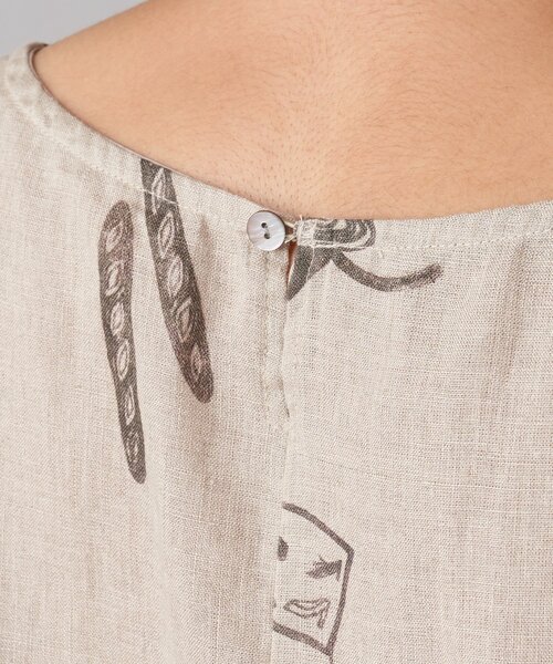 BEARDSLEY（ビアズリー）の「アトリエリネンバルーンブラウス（シャツ/ブラウス・レディース・ベージュ・FREE）」の12枚目の写真