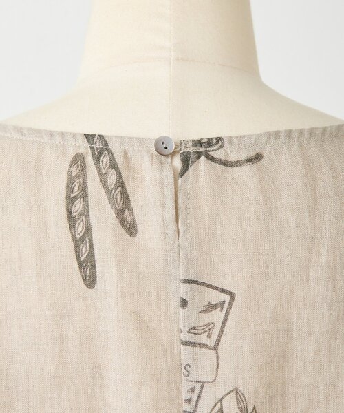 BEARDSLEY（ビアズリー）の「アトリエリネンバルーンブラウス（シャツ/ブラウス・レディース・ベージュ・FREE）」の9枚目の写真