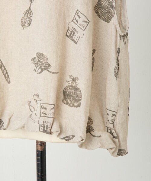 BEARDSLEY（ビアズリー）の「アトリエリネンバルーンブラウス（シャツ/ブラウス・レディース・ベージュ・FREE）」の3枚目の写真