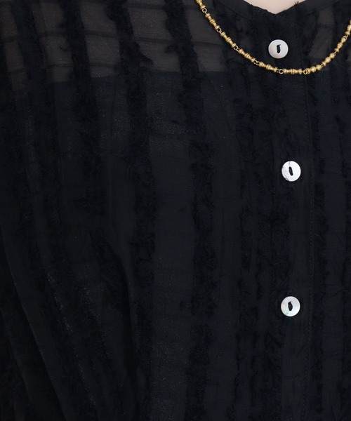 KATHARINE ROSS（キャサリンロス）の「【KATHARINE ROSS】ストライプカットドビーワンピース（ワンピース・レディース・ライトブルー/ブラック・MEDIUM）」の21枚目の写真