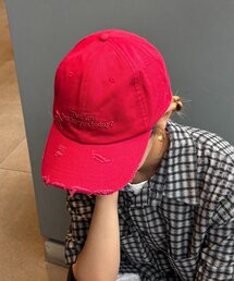 CIAOPANIC TYPY | 【UNISEX】ダメージロゴキャップ(キャップ)