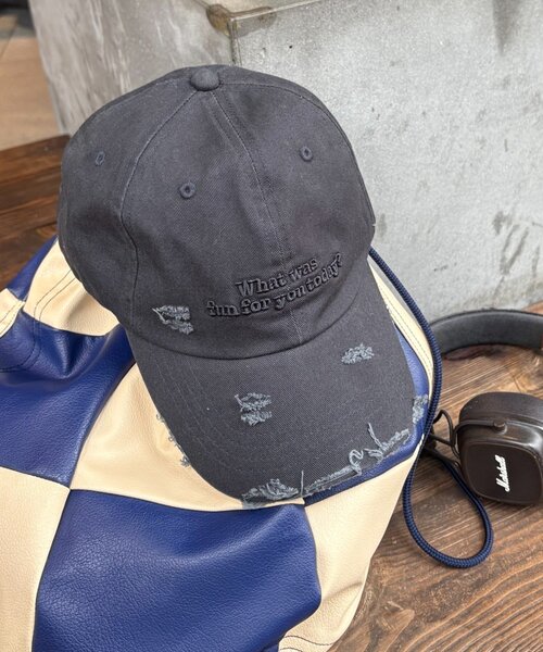 CIAOPANIC TYPY(チャオパニックティピー)の「【UNISEX】ダメージロゴキャップ(キャップ・レディース・アイボリー/レッド/チャコールグレー・ONE SIZE)」の17枚目の写真