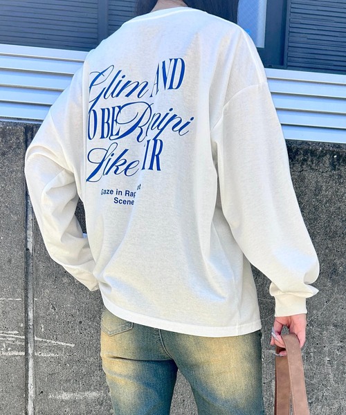 repipi armario（レピピ アルマリオ）の「チョベリグルーズロンＴ（Tシャツ/カットソー・キッズ・ホワイト系3/グレー/ホワイト系2/ブラック/ピンク/ブラウン/スミクロ/ホワイト系1・MEDIUM/LARGE/SMALL）」の3枚目の写真