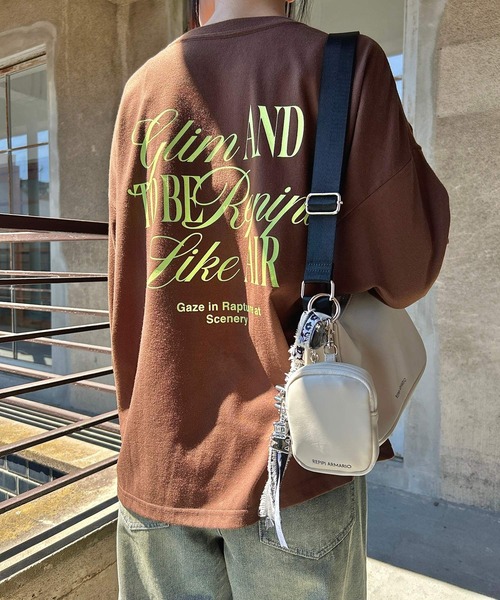 repipi armario（レピピ アルマリオ）の「チョベリグルーズロンＴ（Tシャツ/カットソー・キッズ・ホワイト系3/グレー/ホワイト系2/ブラック/ピンク/ブラウン/スミクロ/ホワイト系1・MEDIUM/LARGE/SMALL）」の7枚目の写真