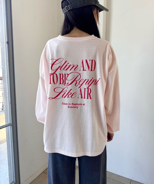 repipi armario（レピピ アルマリオ）の「チョベリグルーズロンＴ（Tシャツ/カットソー・キッズ・ホワイト系3/グレー/ホワイト系2/ブラック/ピンク/ブラウン/スミクロ/ホワイト系1・MEDIUM/LARGE/SMALL）」の8枚目の写真