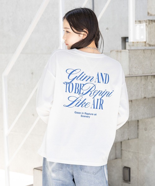 repipi armario（レピピ アルマリオ）の「チョベリグルーズロンＴ（Tシャツ/カットソー・キッズ・ホワイト系3/グレー/ホワイト系2/ブラック/ピンク/ブラウン/スミクロ/ホワイト系1・MEDIUM/LARGE/SMALL）」の15枚目の写真