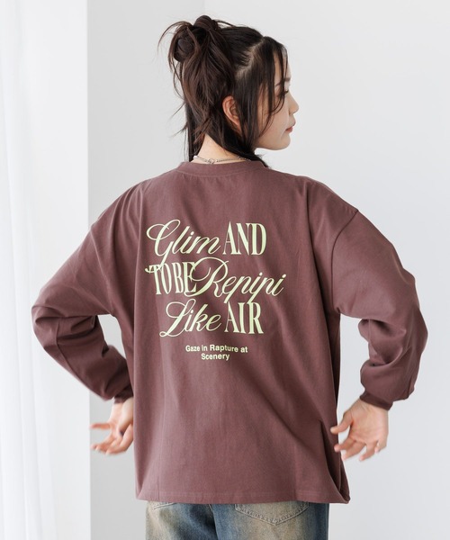 repipi armario（レピピ アルマリオ）の「チョベリグルーズロンＴ（Tシャツ/カットソー・キッズ・ホワイト系3/グレー/ホワイト系2/ブラック/ピンク/ブラウン/スミクロ/ホワイト系1・MEDIUM/LARGE/SMALL）」の18枚目の写真