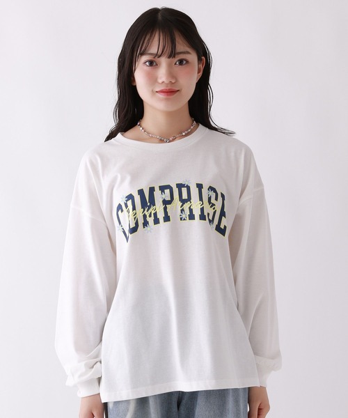 repipi armario（レピピ アルマリオ）の「チョベリグルーズロンＴ（Tシャツ/カットソー・キッズ・ホワイト系3/グレー/ホワイト系2/ブラック/ピンク/ブラウン/スミクロ/ホワイト系1・MEDIUM/LARGE/SMALL）」の21枚目の写真