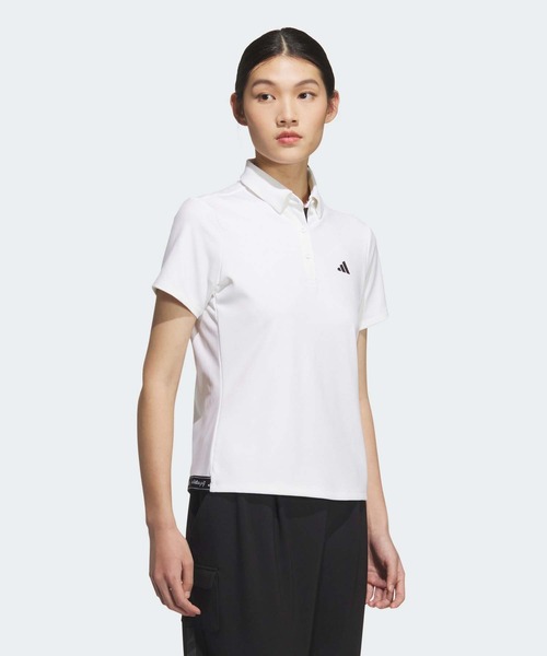 アディダス adidas ゴルフ ボタンダウンシャツ ストレッチ 半袖ボタンダウンシャツ【adidas Golf/アディダス