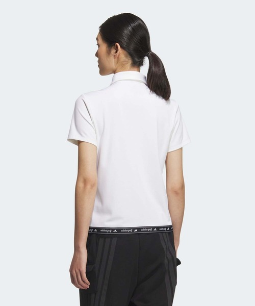 アディダス adidas ゴルフ ボタンダウンシャツ adidas アディダス ゴルフ エンボスプリント 半袖ボタンダウン