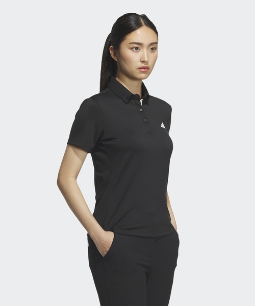 adidas(アディダス)の「ストレッチ 半袖ボタンダウンシャツ【adidas Golf/アディダスゴルフ】(ポロシャツ・レディース・ホワイト/ブラック・SMALL/X-LARGE/LARGE/MEDIUM/XX-LARGE/X-SMALL)」の10枚目の写真