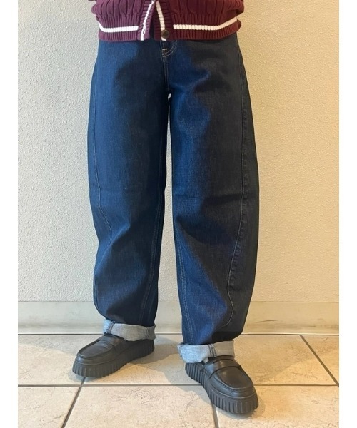 GAP（ギャップ）の「ハイライズ バレルデニム（デニムパンツ・レディース・インディゴブルー・23/24/25/26/27/28/30/29）」の17枚目の写真