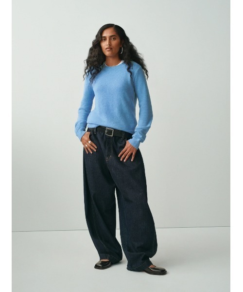 GAP（ギャップ）の「ハイライズ バレルデニム（デニムパンツ・レディース・インディゴブルー・23/24/25/26/27/28/30/29）」の4枚目の写真