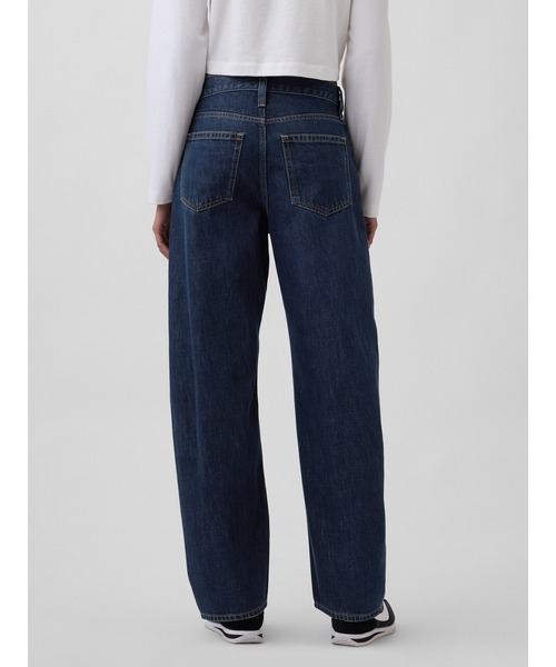 GAP（ギャップ）の「ハイライズ バレルデニム（デニムパンツ・レディース・インディゴブルー・23/24/25/26/27/28/30/29）」の7枚目の写真