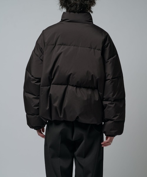 aa【Lui's】ホワイトグースダウンブルゾン ブラック Lui's（ルイス）の