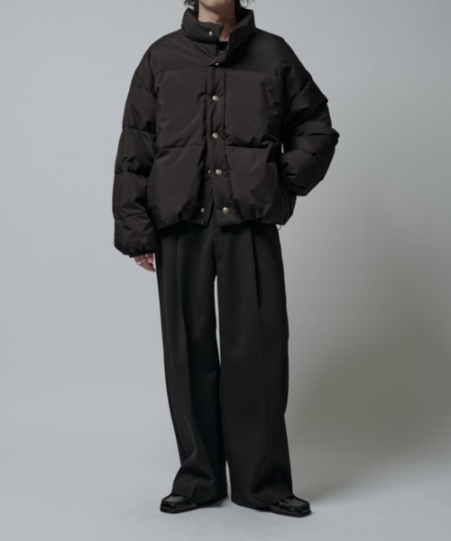 Lui's（ルイス）の「ショートダウンブルゾン（ダウンジャケット/コート・メンズ・ブラック/ホワイト・M/S）」の20枚目の写真