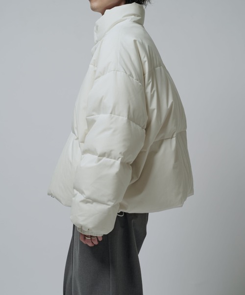 Lui's（ルイス）の「ショートダウンブルゾン（ダウンジャケット/コート・メンズ・ブラック/ホワイト・M/S）」の8枚目の写真