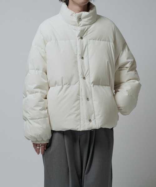 Lui's（ルイス）の「ショートダウンブルゾン（ダウンジャケット/コート・メンズ・ブラック/ホワイト・M/S）」の5枚目の写真