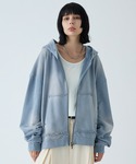 VELNUS（ベルナス）の「【VELNUS】Vintage Make Heavyweight Double Zip Hoodie/ヴィンテージメイク ヘビーウェイトダブルジップフーディ（パーカー・L）」