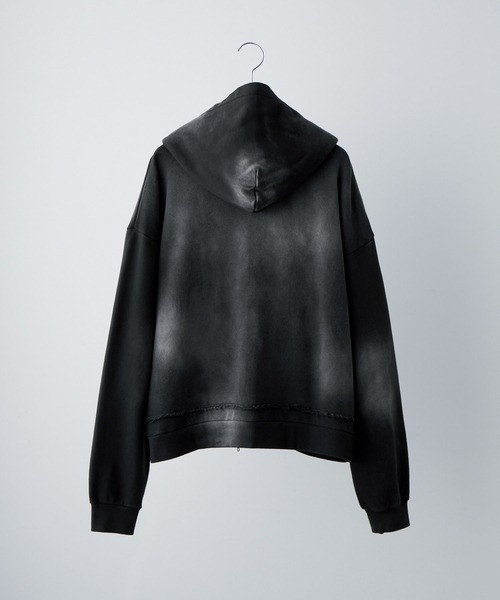 セール】【VELNUS】Vintage Make Heavyweight Double Zip Hoodie