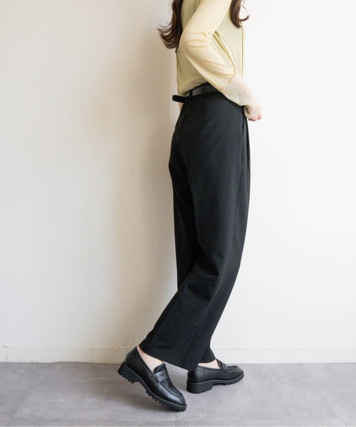 Fabby fabby（ファビィーファビィー）の「ボリュームソールコインローファー（ローファー・レディース・ブラウン/レオパード/ブラック/ブラック系その他・MEDIUM/LARGE/SMALL）」の19枚目の写真