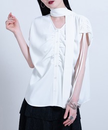 Ellno de Mavie ワンピース Tシャツ ラメ ホワイト 白 F Ellno de Mavie（エルノデメヴィ）のレディースファッション通販