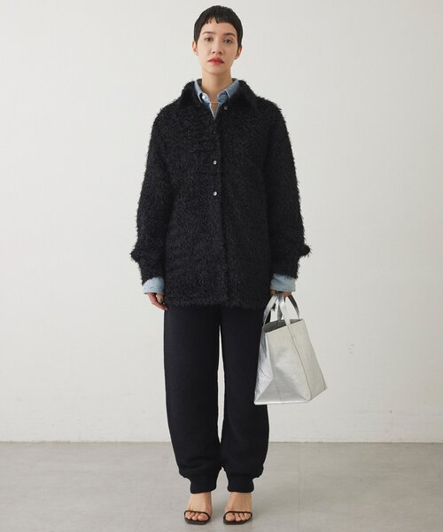 THE PAUSE(ザ ポーズ)の「【THE PAUSE】ペーパートート M(トートバッグ・レディース・シルバー・FREE)」の2枚目の写真