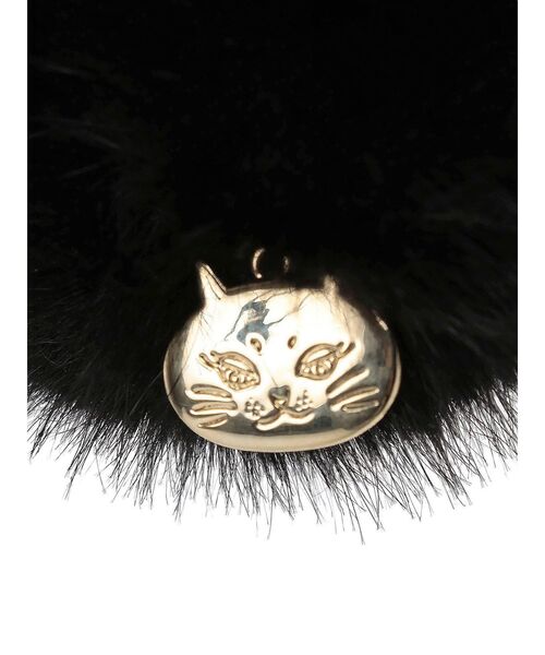 LAGUNAMOON（ラグナムーン）の「LAGUNA CATシュシュ（シュシュ・レディース・ブラック/グレー・FREE）」の6枚目の写真