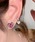 MASHIRO�i�}�V���j�́u�yMASHIRO�z�N���A�n�[�g�N���X���`�[�t�{�f�B�[�s�A�X2�_�Z�b�g �y�A�iMA/EK395�j�i�s�A�X�i�����p�j�j�v�b�O���[