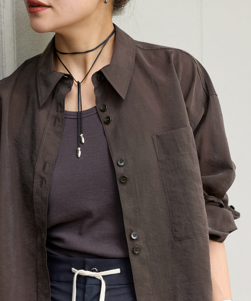 キュプラヴィンテージローンシャツ　新品未使用 キュプラヴィンテージローンシャツ（シャツ/ブラウス）｜JOURNAL