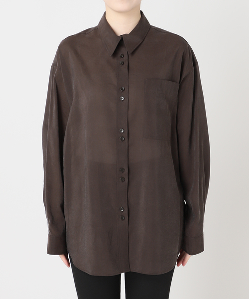 ジャーナルスタンダード　キュプラヴィンテージローンシャツ　ブラウン　新品未使用 キュプラヴィンテージローンシャツ（シャツ/ブラウス）｜JOURNAL
