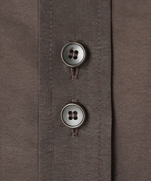 ジャーナルスタンダード　キュプラヴィンテージローンシャツ　ブラウン　新品未使用 ジャーナルスタンダード JOURNAL STANDARD キュプラヴィンテージ